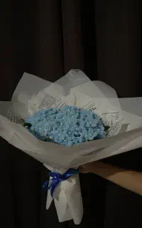 دسته گل شکوفه / لیلیوم/ آفتابگردون
