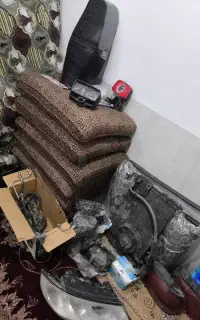 پشتی و تعدای لوازم استوک