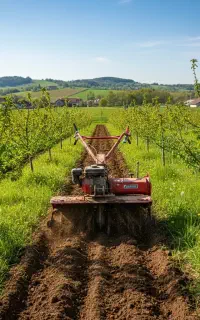 تیلر زدن باغ و زمین کشاورزی قیمت مناسب