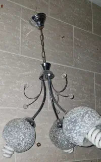 لوستر حبابی ۳ شاخه