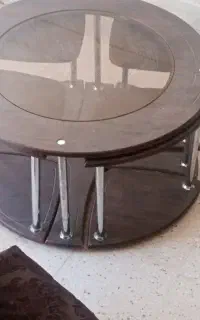 مبل  هفت نفره بامیزعسلی