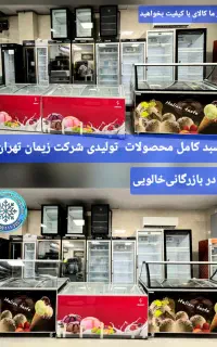 یخچال و فریزر ایستاده ویترینی زیمان