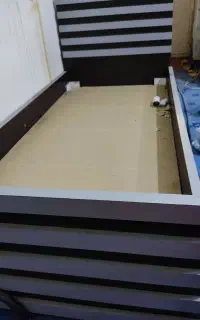 تخت خواب یک نفره چوبی