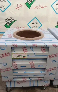 تنورگلی همدان ۸۰ سانتی استیل متحرک تنور گلی تنور