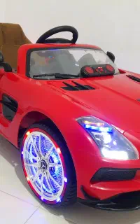 ماشین شارژی بنز slsسه موتوره درحد نونو