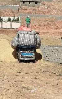 کاه گندم دست بر فله و شلیف کاه لوبیا فله تحویلی