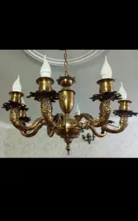 فروش خریدار لوسترولوازم برنجی برنزی آبکاری ومعمولی