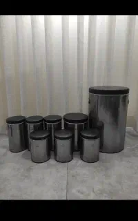 سرویس 8پارچه اشپزخانه یونیک سطل برنج و جای ادویه
