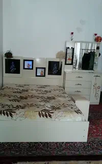 تخت خواب دونفره  همراه با تشک