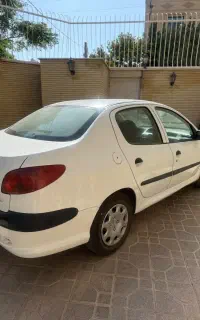 پژو206 sd v8 تیپ5 بدون رنگ خانگی