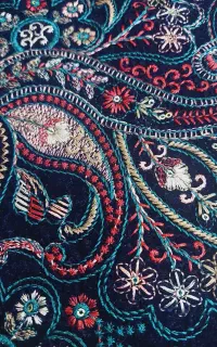 پارچه مجلسی سوزن دوزی