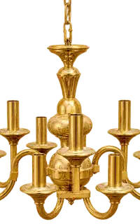 لوستر ۱۲ شاخه کارکرده