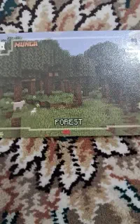 کارت ماینکرافت مدل مکان جنگل