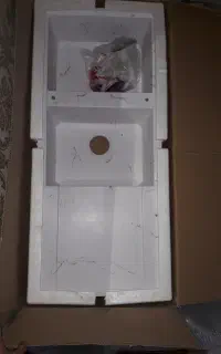 سینک سفید گرانیتی  خارجی درجه یک