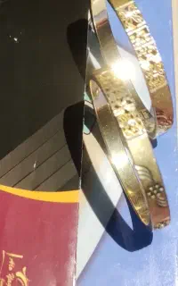 فروش دو عدد  النگوی بچه گانه طلا