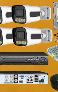 دوربین مداربسته 5MP. دستگاه 5MP .با 20متر سیم**