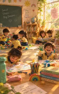 کلاس های زبان انگلیسی برای کودکان ۳ تا ۷ سال