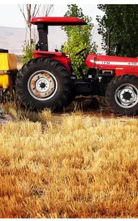 کار با ادوات کامل با  تراکتور جفت