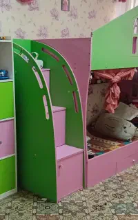 تخت دو طبقه سه تیکه