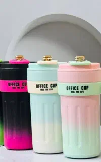 فلاسک تراول ماگ دسته دار دماسنج دار درب منزل