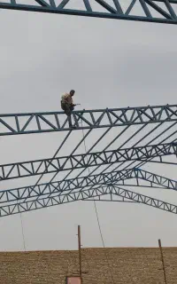 باسلام جوشکاری اسکلت ساخت ونصب سوله باخرپا