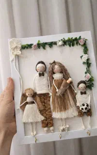 انواع عروسک مکرومه