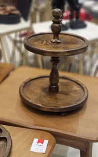سرویس پذیرایی چوبی شیرینی خوری پیاله پیش دستی