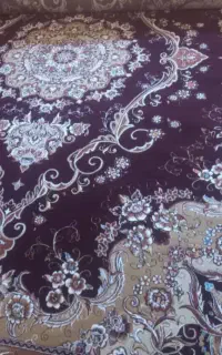 فرش ۵۰۰شانه ۱۲ متری زرشکی کرم