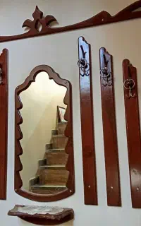 فروش ست کامل آینه و آویز لباس