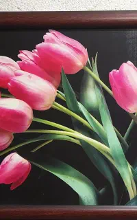 تابلو گل و منظره