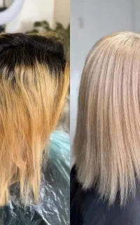 دکلره رنگمو لایت رنگساژ بالیاژ کرلی پروتیین بوتاکس