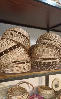 لوستر حصیری