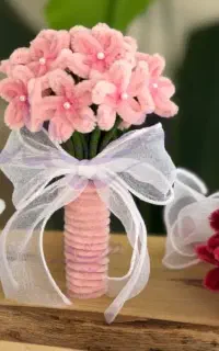 دسته گل مینیمال شکوفه