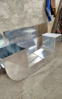 کانال کولر آبی وهواکش هود  و کانال فشار مثبت