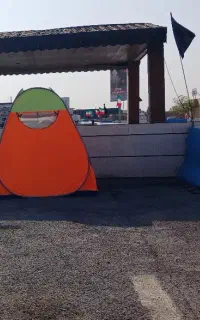 چادر مسافرتی ۴ نفره پارچه خارجی دو لایه ضد آب