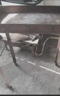 اجاق منقل کباب یک متری پایه دار بدون زنگ دسته دار