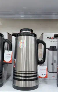 فلاسک استیل شیشه صورتی