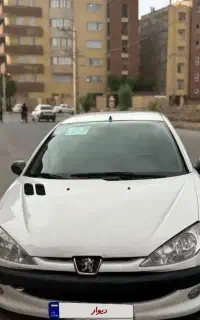 ماشین ۲۰۶ مدل ۹۸ معاوضه با ۲۰۷ tu5