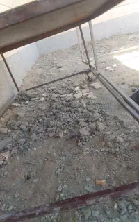 میز آهنی بزرگ و محکم چرخ دار