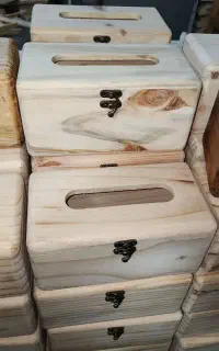 جا دستمال کاغذی  چوبی