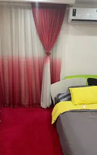 موکت و پرده اتاق‌خواب ست