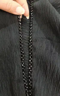 جواهر دوزی  روی مانتو ،عبا و...