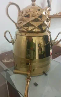 کتری وگوری چدنی اصل ترکیه رنگ طلایی ثابت