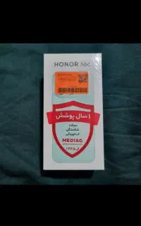 Honor X6c 6/128 مشکی، در حد نو، گارانتی‌دار.