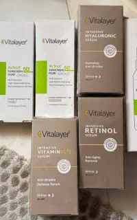 ضد افتاب و سرم پوست قیمت خرید برند معتبرvitalayer
