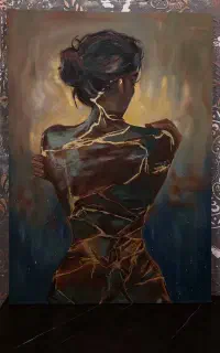 تابلو آغوش  تک نسخه