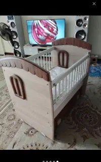 تخت خواب کودک همراه با تشک نو