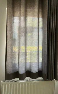 ۳ تیکه پرده ترکیه ای در حد نو