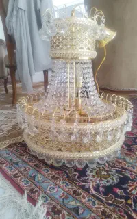 لوسترهای‌شیک و برند با گوی های کیرستال اصل