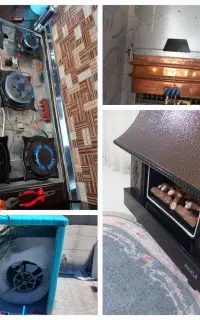 تعمیرانواع بخاری کولر وآبگرمکن گازفرورومیزی24ساعته